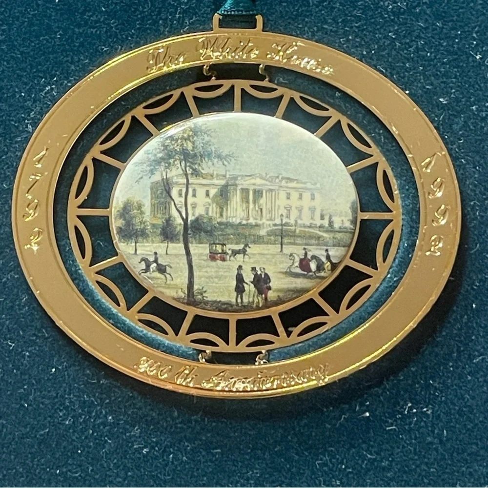 Vtg 1992 White House Christmas Ornament 200th Anniversary Edition Series